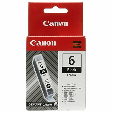 Оригинальная чернильница CANON BCI-6BK