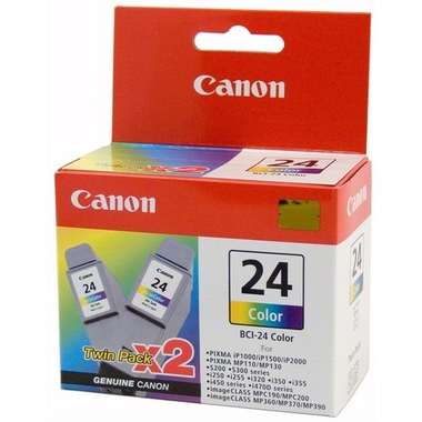 Оригинальная чернильница CANON BCI-24 Color TwinPack