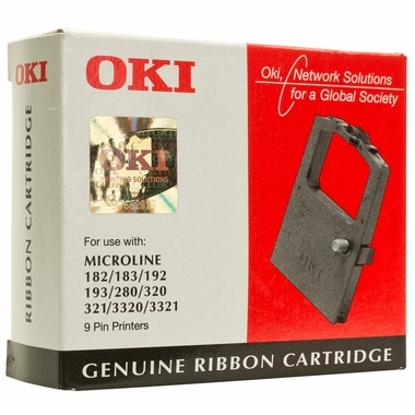 Оригинальный картридж с красящей лентой OKI 09002303