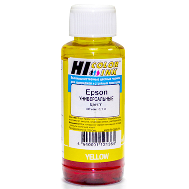 HI-COLOR Epson Universal Ink Yellow 100ml
