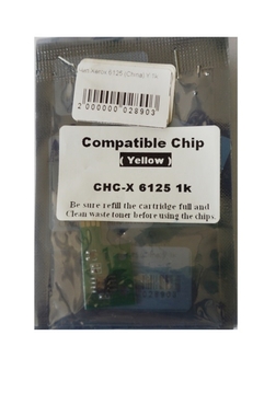 Совместимый чип HI-BLACK Xerox 6125 Yellow