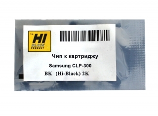 Совместимый чип HI-BLACK CLP-300 Black