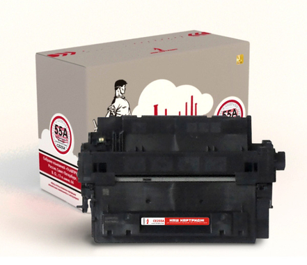 Совместимый тонер-картридж GLAVPRINT CE255A