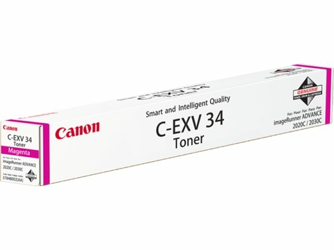 Оригинальная тонер-туба CANON C-EXV34 Toner Magenta