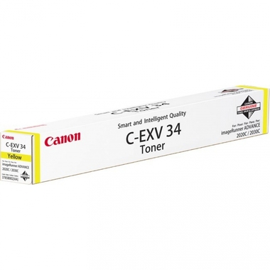 Оригинальная тонер-туба CANON C-EXV34 Toner Yellow