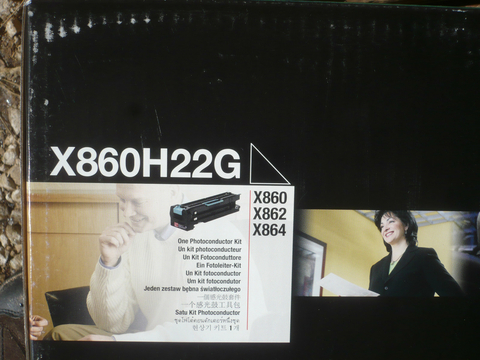 Оригинальный фотобарабан LEXMARK X860H22G